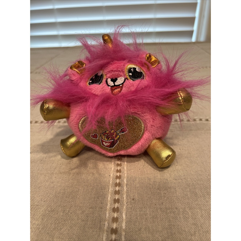 Zuru Rainbowcorns Sparkle Heart Plush Stuffed Animal Lion Toy Gift 4 Inch Pink